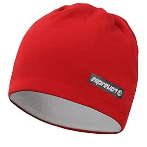 EMPIRELION Softshell Winter Fleece Lined Beanie Hats, 9″ Running Skull Cap Thermal Tactical Watch Cap Men Women