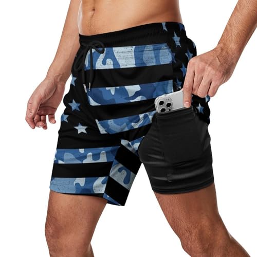 Men Big & Tall Swim Trunks Half Pants Essentials Sportwear with Pockets