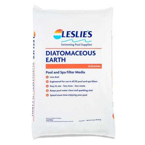Leslie's Diatomaceous Earth Pool Filter Powder, 24 lb Bag LPM 18783