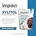 Impact - Xylitol Granular Sweetener - Plant-Sourced, Low Carb, No Additives, Oral Care Support, Zero Net Carb Sugar Alternative - 1 lb Pouch