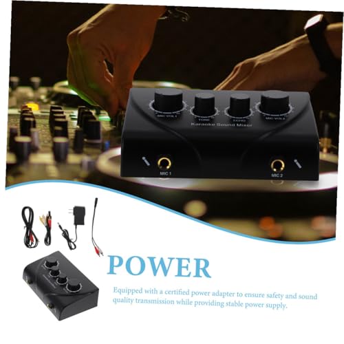Système DJ portable HANABASS avec mixeur stéréo compact et double entrée micro - 4