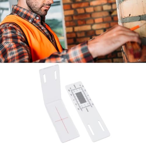 Crack Monitoring Record, Crack Monitor Accurate, ABS Acrylic Standard Tell Tale Crack Gauge Monitor, for Corner