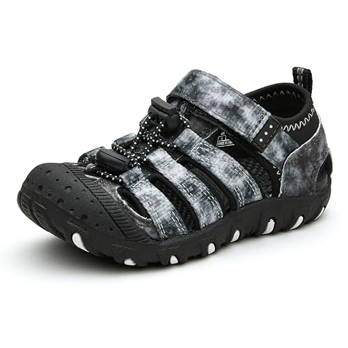 Image of Weestep Toddler Little Kid Boys and Girls Close Toe Hook Loop Sandal