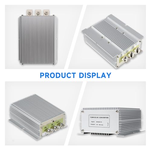 Image of 60A 720W Voltage Converter Reducer 48V /36V to 12V,Converter Voltage Regulator,Waterproof Power Transformer for Golf Cart & Truck