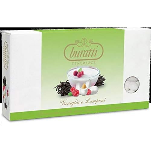 Buratti Confetti Tenerezze Gusto Vaniglia e Lamponi - 1 kg