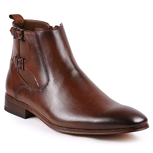 Metrocharm MC143 Chukka Monk Strap Ankle Dress Oxford Boot