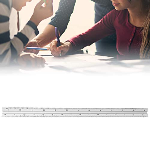 30 cm Architecturale Schaal Liniaal, 12 inch Aluminium Driehoekige Schaal voor Opstellen Heerser Architect Liniaal… - Image 4