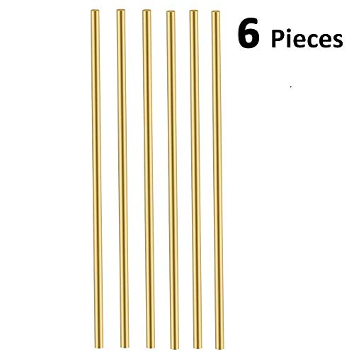Comonc 4mm Brass Rods 5/32 Brass Round Rod Brass Round Stock Brass Solid