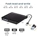 VGROUND Grabadora CD/DVD Externa, Ultra Slim Portátil Lector USB 3.0 Unidad de...