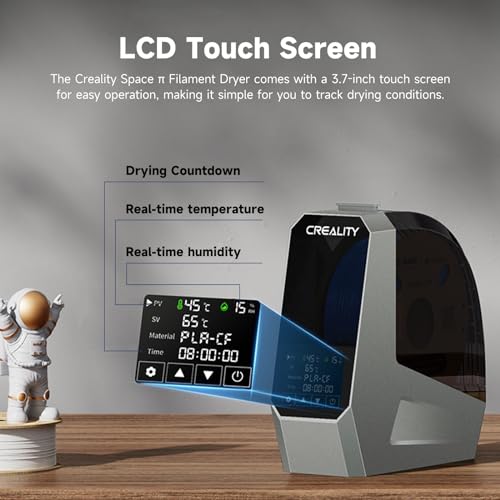 Image of 2026 New Official CREALITY Space Pi Filament Dryer, 360 110W PTC Hot-Air Heating 3D Printer Filament Dryer Box with Fan, Upgraded Filament Dehydrator Storage for PLA ABS PETG PA Filament 1.75 2.85mm