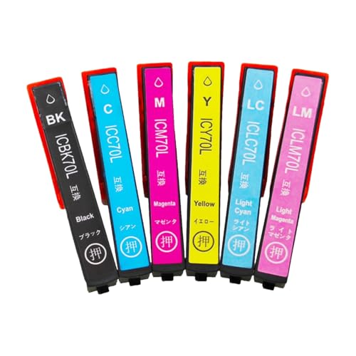 Cartouche IC70 IC6CL70L encre cyan clair compatible EP-905A EP-805A ICBK70