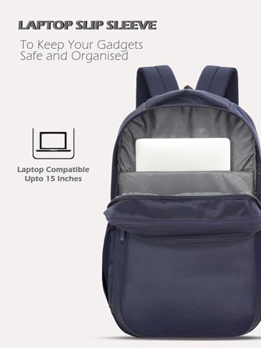 Image of Lavie Sport Nexus 35L Laptop Backpack |Fits Upto 15 inch Laptop |Laptop Compatiable | Office Backpack | Used for Men & Women