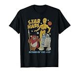 スター・ウォーズ リターン・オブ・ザ・ジェダイ・ドロイド&イウォーク・ビンテージコミック Tシャツ