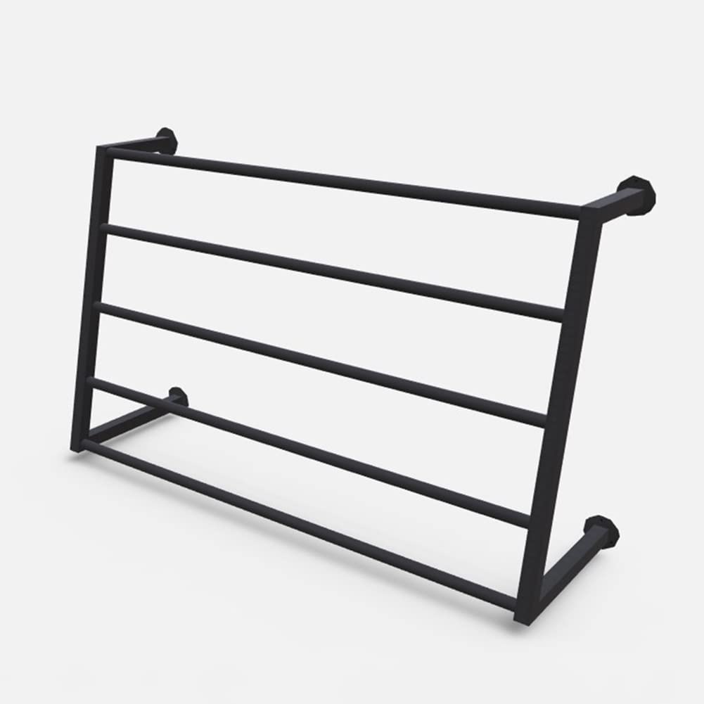 GTHTUHFD Wall Mount Scarf Rack And Multifunctional Display Organizer For Garments In Retail Stores And Closets,Black-80x60cm