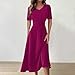 Summer Dresses for Women 2024 Formal Maternity Dress Tie Dye Dress for Women Womens Petite Dresses Summer Dresses Ladies Dresses Black Summer Dress for Women Womens Maxi Dress（2-Dark Purple,Large）