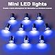 10 Stück Mini LED Licht, Kleine LED Lichter für Puppenhaus, Kleines Licht mit Batterie, Micro LED Lichter für Partydekoration, Vitrinen, DIY-Bastelarbeiten, Puppenhaus Beleuchtung (Blau)