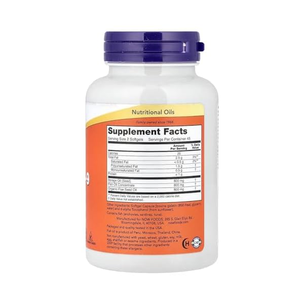 NOW Foods Super Omega 3-6-9, 1200mg - 90 softgels