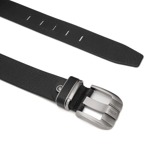 Casual Men's Full-Grain Leather Belt, Wrinkle-free, 1.5 inch width, Picasso2