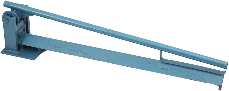 Manual Angle Iron Cutter & Guillotine Shears | 116.5CM Hand Tool for Steel, Shelf Paper & Right Angle Profile Cutting | Bench Mounted Manual Metal Shear