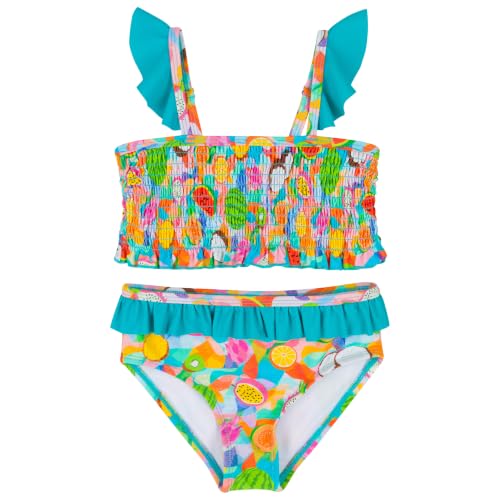 Image of SwimZip Girls' Halter Top and Bikini Bottom 2 Piece Set UPF 50+ Sun Protection