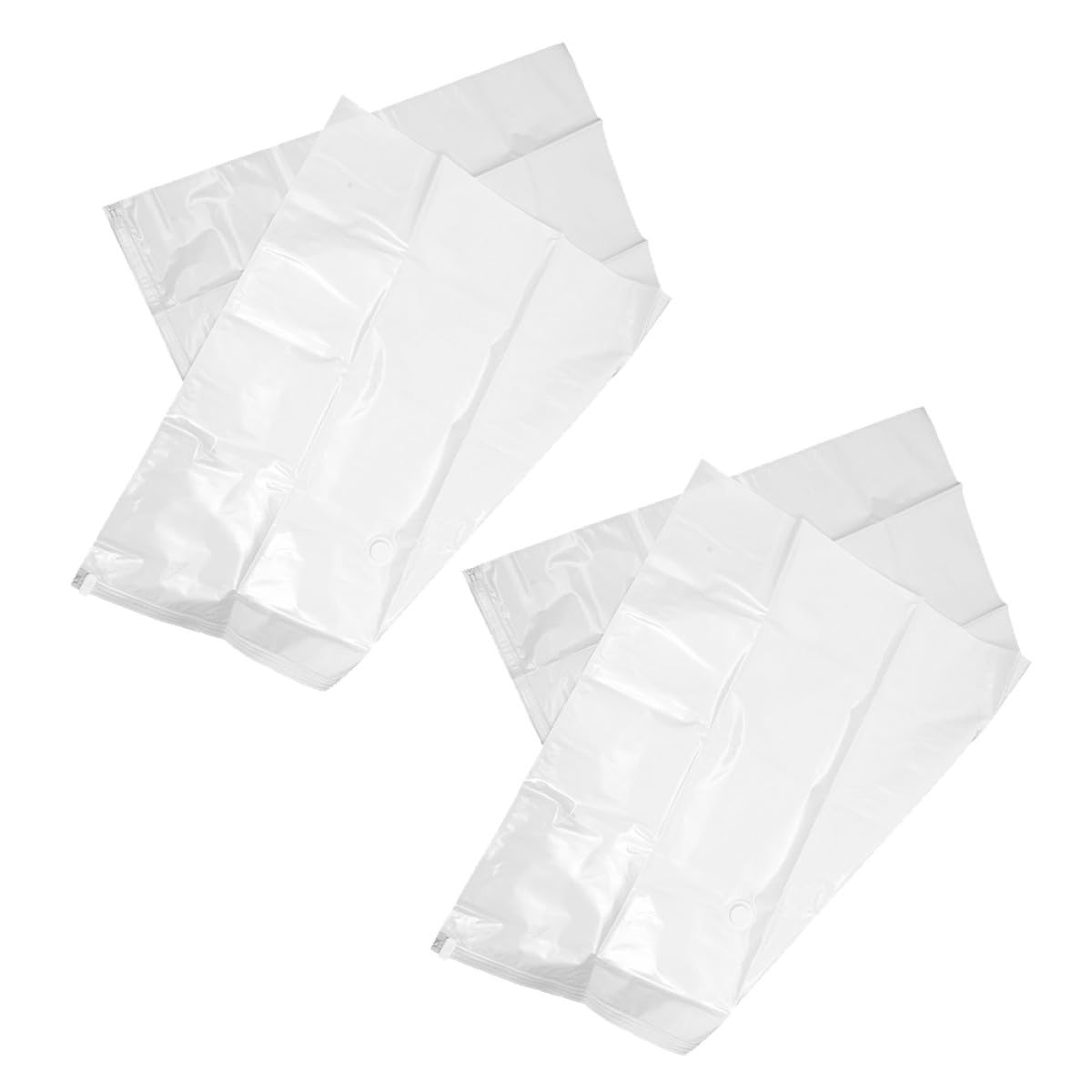 Sacchi Sottovuoto per Materassi 150x100 Cm Spessi 12 Micron Set 2 Pezzi Riutilizzabili per Piumoni, Vestiti e Trapunte Risparmio Spazio per Traslochi e Organizzazione Casa