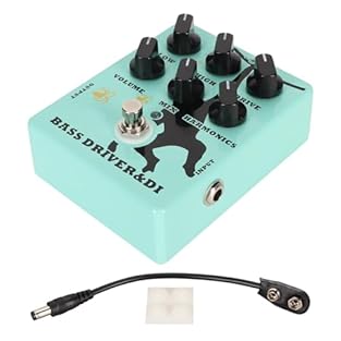 MULTIPLE CONTROLS: Bass guitar pedal has driver, HF and LF, HF harmonics, mix control and has analog cabinet emulation circuitry. 1/4 INCH INTERFACE: The Compression guitar pedal includes an XLR output for DI (for live performance and recording) and ...