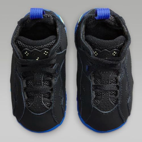 NIKE Jordan True Flight Baby/Toddler Shoes (343797-074, Black/Hyper Royal/Photo Blue/Barely Volt) Size 52