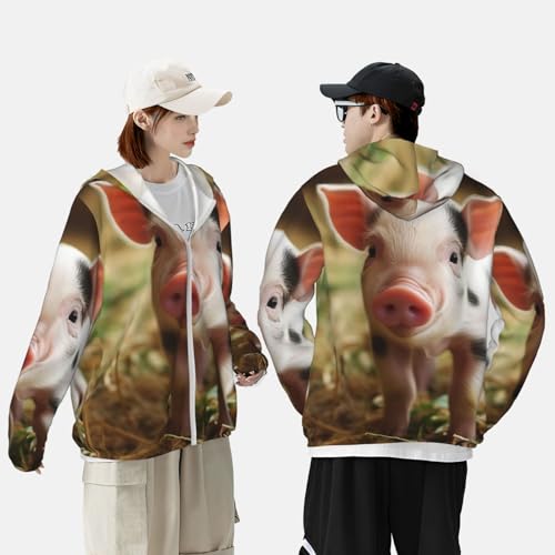 Chaqueta negra con protección solar UPF 50+ para hombre y mujer miniatura 2