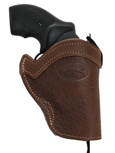 Barsony Brown Leather Western Style Holster for Taurus 731; 856 Right - Barsony
