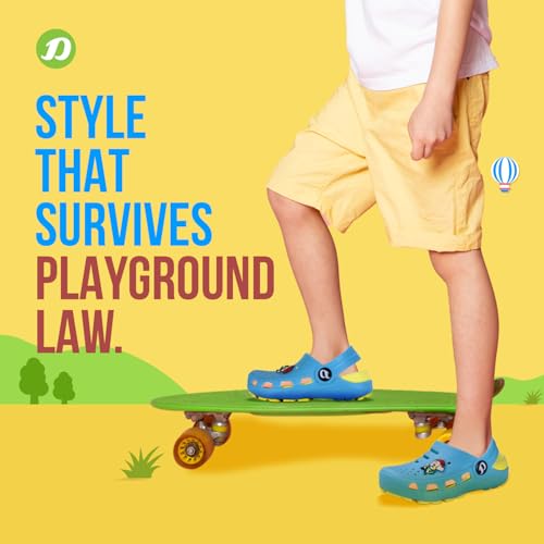 Image of DOCTOR EXTRA SOFT Unisex-Child Kids Classic Ultra Soft Clogs /Sandals with Adjustable Back Strap| Comfortable & LightWeight| Stylish & Anti-Skid| Indoor & Outdoor Casual Sports Mules Boys & Girls D-514