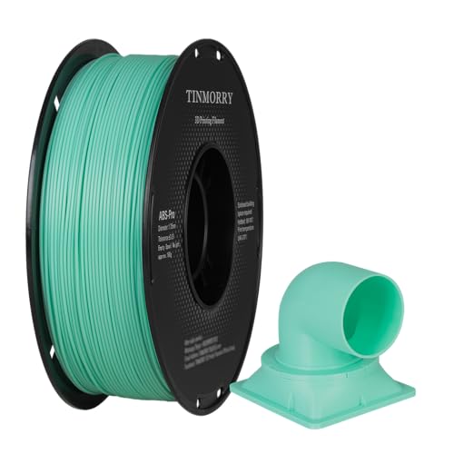 TINMORRY ABS Filament 1.75 mm, ABS (Pro) 3D Printer Filament 1 kg, Good Heat Resistance, Strong & Durable, Dimensional A