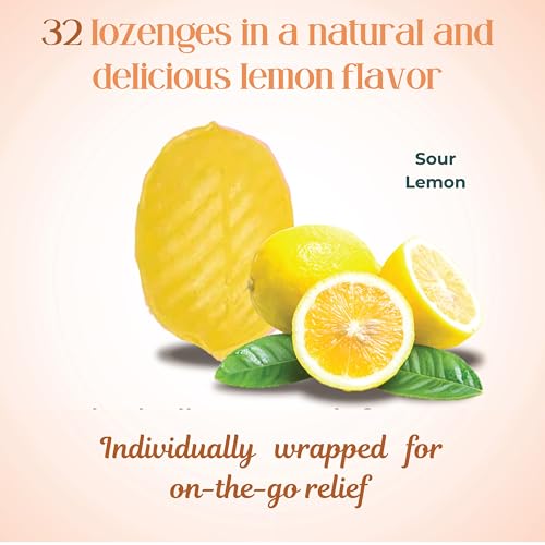 Image of Three Lollies Preggie Drops Plus Pregnancy Nausea Relief Drops with 10 mg Vitamin B6 and Essential Oils, Morning Sickness and Queasy Stomach Support for Pregnant Women, Sour Lemon, 32 Count