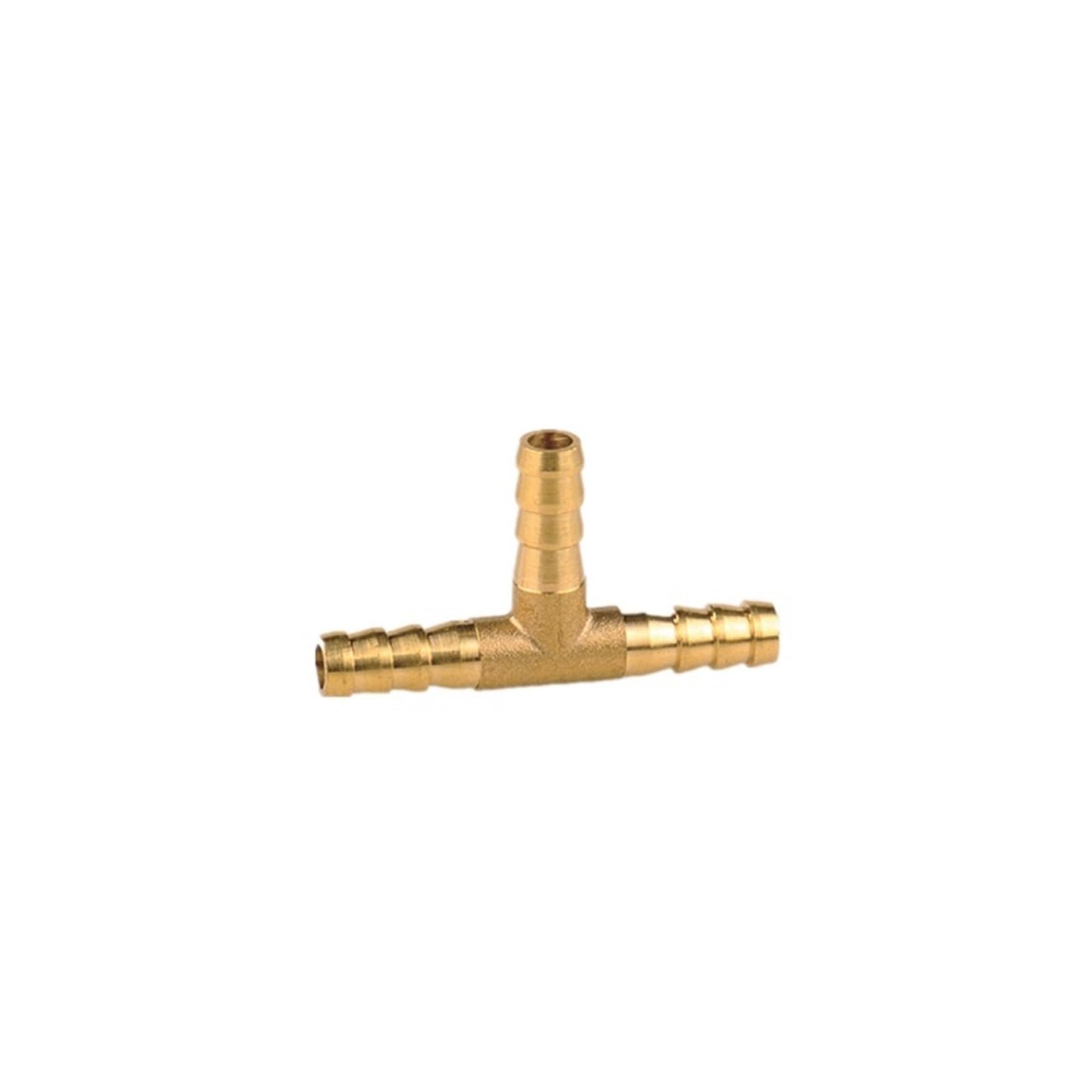 Vhkjewe 3Way T Brass Splicer Pipe Fitting T X Y U Type Hose Barb 4Mm 6Mm 8Mm 10Mm 12Mm Copper Barbed Connector Joint Coupler Adapter(,16Mm Barb)