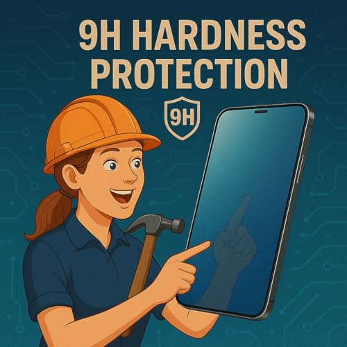 Image of SuperX Edge To Edge Tempered Glass Screen Protector Compatible With iPhone 17 Pro Max 9H Hardness, Anti-Fingerprint, FHD Clear With Cable Protector Pack 2