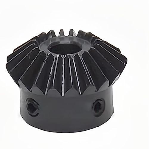 ELLANA Transmission Angle 1pc 1.5 Module 30 Teeth Bevel Gear 1.5M 30T 8mm 10mm 12mm 14mm 15mm Inner Hole Gear 90 Degrees Meshing Angle Gear Screw M5 Driver Shaft (Color : 14mm bore)