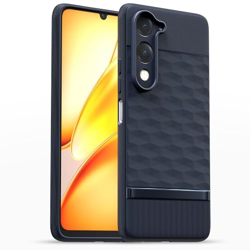 Image of Shockproof Case | Full Camera Protection | TPU Flexible Back Cover for Vivo Y04 4G / Y19e 4G / Y19 5G / Y29s 5G / T4 Lite 5G / iQOO Z10 Lite 5G (Steel Blue)