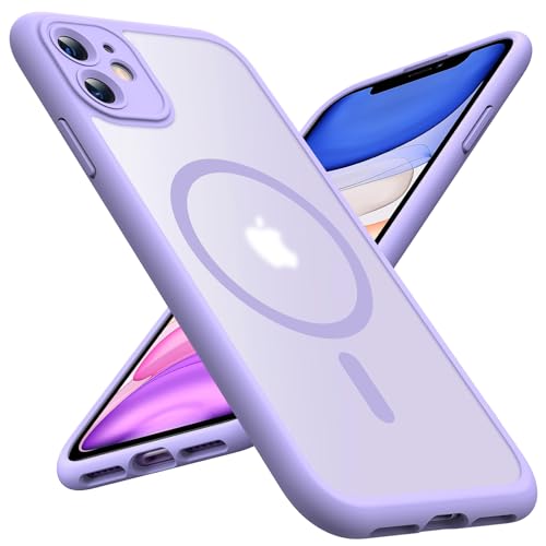 TOCOL for iPhone 11 Case, Compatible with MagSafe, Light Purple
