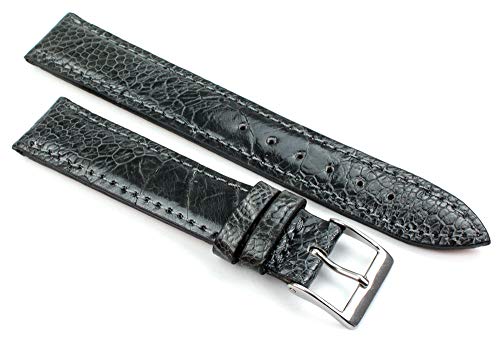 Bracelet de montre en cuir d'autruche Sulla fait main art horloger