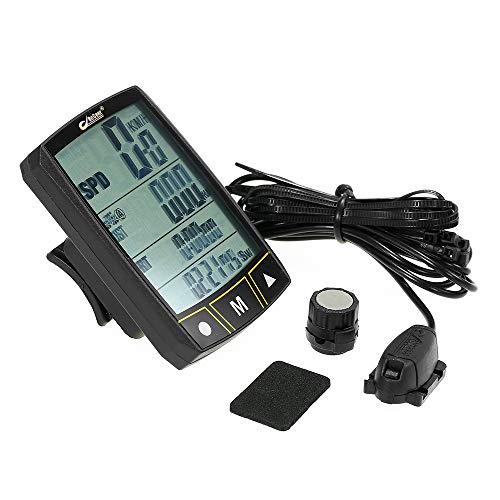 Computador de bicicleta, Romacci Computador de bicicleta sem fio/com fio Sensor de cronômetro de bic