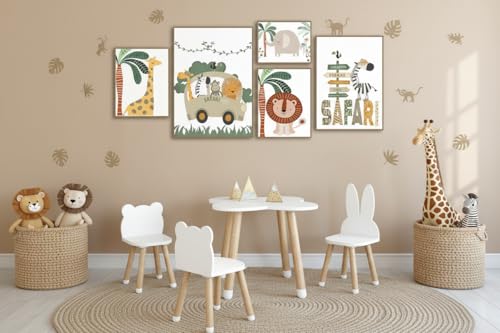 Children's Safari Wall Art