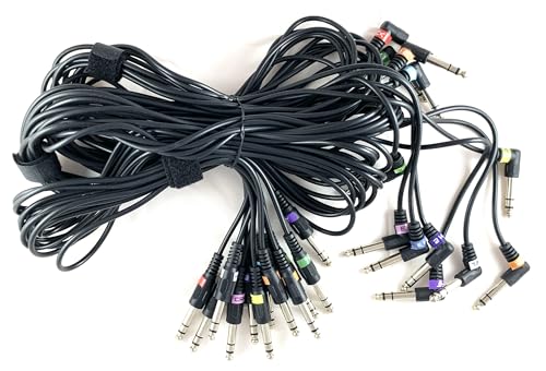 Silverline 12 Cable Snake Harness Kit Replacement for Roland TD-3, TD-6, TD-6V, TD-8, TD-10, TD-12, TD-20, TD-30, TD-50 Drum Kits