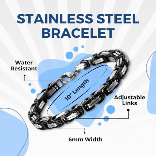 To-My-Son-Bracelet-From-Mom-Dad-Forever-Linked-Bracelet-Son-Graduation-Gift-For-Son-Adult-Son-Gift-Ideas-Son-Wedding-Gift-Idea-Men-Birthday-Gifts