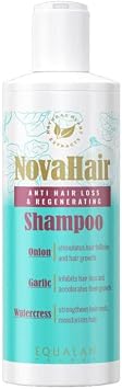 NovaHair Anti Hair Loss and Regenerating Hair Shampoo - 200ml - Stimulates Hair Follicles, Inhibits Hair Loss, and Strengthens Hair Roots for Healthier, Thicker Hair