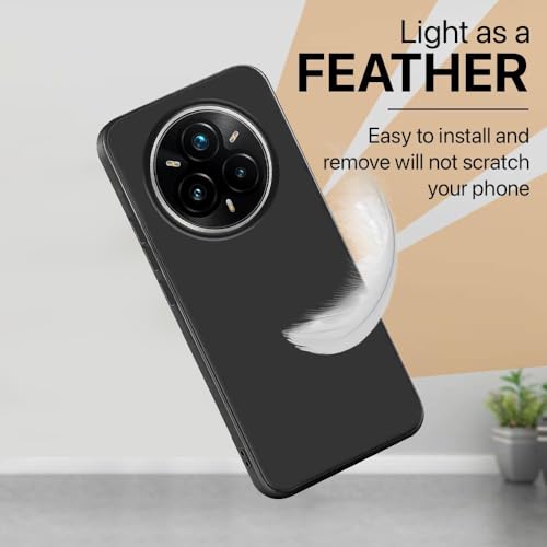 Image of Back Cover for Realme 14 Pro Plus 5G | Full Camera Protection | Premium Liquid Silicon Case | Flexible Bumper Case for Realme 14 Pro Plus 5G (Grey)