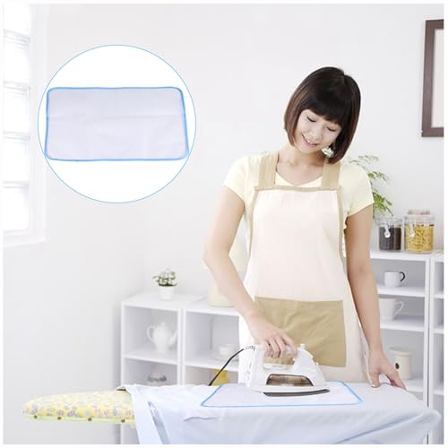 Obetuens Tappetino da Stiro, Tappetino da Stiro Portatile,Anti ustioni, Facile da Usare e da Usare, Panno a Rete per Pannelli pressati, per Lavatrice, asciugatrice, Piano di Lavoro (35 * 50 cm)