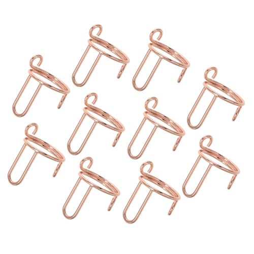 GANAZONO 10piezas Anillos Uñas Desmontables Joyas Para Uñas Decoraciones Dedos Fotos