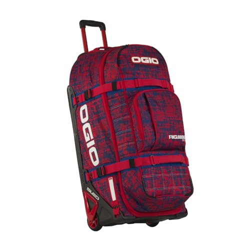 OGIO RIG9800 Pro Wheeled Gear Bag Chaos Red/Blue