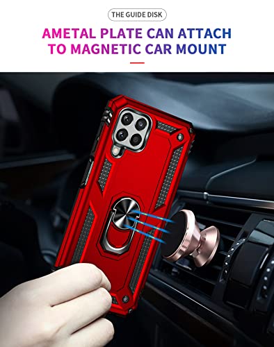 Coque Samsung M33 5G antichoc de qualité militaire blindée rosso