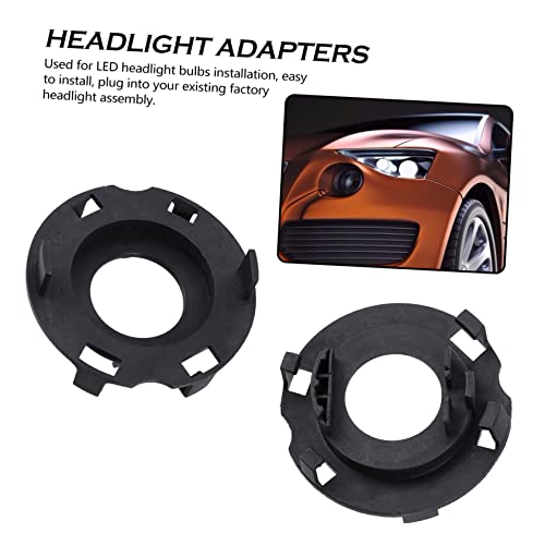 FAVOMOTO 16 Peças Base Do Farol Luzes De Inundação Adaptador De Farol Led Adaptador De Lâmpada De Ca