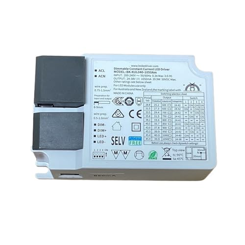 Driver LED 40W dimmable avec transformateur PWM à courant constant